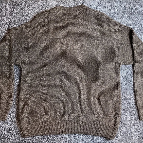 Like New Red Head Brand Company Brown Heavy Sweater Mens Size XL 1/4 Button Up - Picture 6 of 6